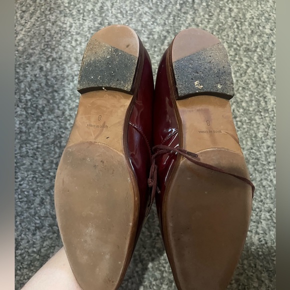 Madewell Patent Bobbie Oxfords Sz 8 - Picture 4 of 4